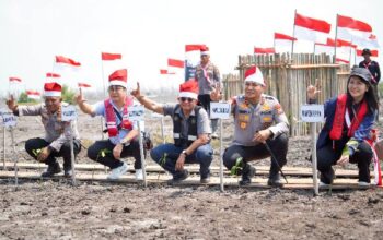 Kapolda Riau Bawa Harapan ke Tepian Negeri, 3.600 Mangrove Bentengi Kuala Selat