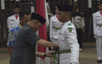 Bupati Herman Kukuhkan Paskibraka Inhil 2026, Tekankan Kekompakan dan Kesiapan