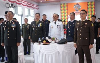 Bupati Herman Ikuti Upacara Detik-Detik Proklamasi HUT ke-81 RI Secara Virtual
