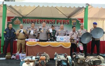 Operasi PETI Kuantan Merah Putih Presisi, Polda Riau Bongkar Jaringan hingga Pemodal dan Amankan Rp972,8 Juta