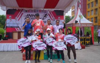 Inhil Merdeka Run 2026 Diikuti Ratusan Pelari, Semangatkan Gaya Hidup Sehat