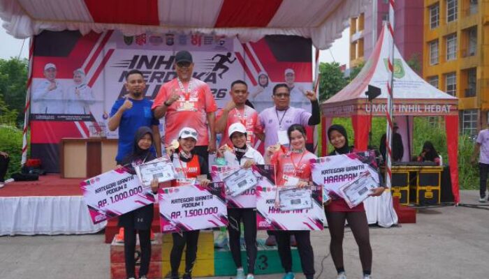 Inhil Merdeka Run 2026 Diikuti Ratusan Pelari, Semangatkan Gaya Hidup Sehat