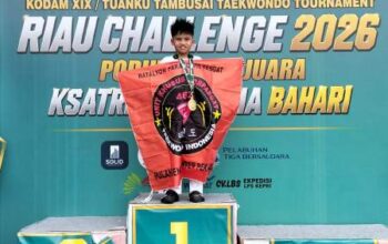 Atlet Muda Binaan Prajurit 462 Pasgat Sabet Medali Emas di Pekanbaru