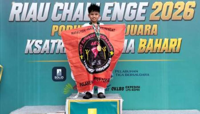 Atlet Muda Binaan Prajurit 462 Pasgat Sabet Medali Emas di Pekanbaru