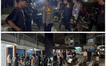 Patroli KRYD Malam, Polsek Kateman Antisipasi 3C dan Balap Liar di Sungai Guntung