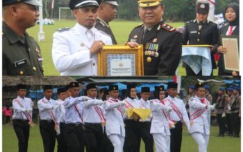 Wakapolres Inhil Pimpin Upacara HUT ke-81 RI di Batang Tuaka, Wujudkan Kehadiran Negara di Wilayah 3T