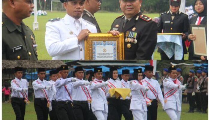 Wakapolres Inhil Pimpin Upacara HUT ke-81 RI di Batang Tuaka, Wujudkan Kehadiran Negara di Wilayah 3T