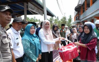 Plh Bupati Yuliantini Serahkan Bantuan untuk Warga Terdampak Kebakaran di Pulau Burung