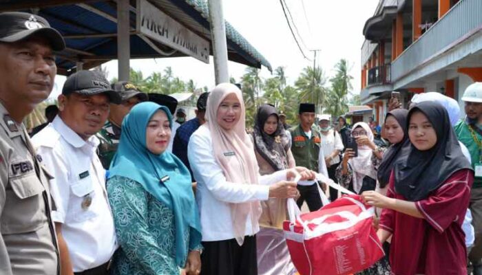 Plh Bupati Yuliantini Serahkan Bantuan untuk Warga Terdampak Kebakaran di Pulau Burung