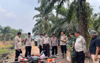 Polda Riau Turunkan Drone Khusus untuk Padamkan Karhutla di Siak