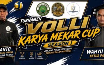 Karya Mekar Cup I Bergulir, 21 Tim Voli Berebut Gelar Juara