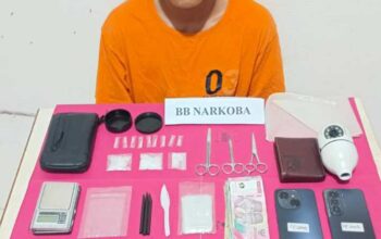 Polsek Kateman Ungkap Kasus Narkotika, Sabu 12,85 Gram Diamankan