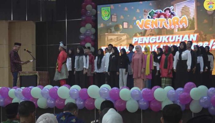 Bupati Herman Buka Ruang Aspirasi Anak, Forum Anak Inhil Dikukuhkan