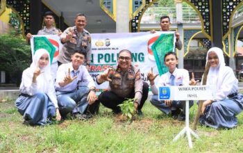 Polres Inhil Dorong Pelajar SMAN 1 Tembilahan Jadi Generasi Peduli Lingkungan