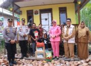 Kapolres Inhil Resmikan Rumah Layak Huni untuk Misran