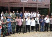 Kapolda Riau Bersama Pangdam XIX dan Menteri Kehutanan Bahas Restorasi Gambut dan Cegah Karhutla di Rumah Runding Kabupaten Bengkalis