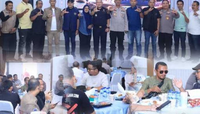 Kapolres Inhil Gelar Coffee Morning Bersama Media, Sosialisasikan Program Perlinsos Digital