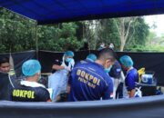 Polres Inhil Dampingi Ekshumasi Jenazah (E. S) , Tim Forensik Lakukan Autopsi
