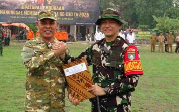 Perkuat Pembangunan Desa, Bupati Herman Buka TMMD ke-130 di Keritang