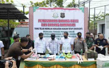 Bupati Herman Dukung Penanganan Narkoba, Kejari Inhil Siapkan Layanan Antar Barang Bukti