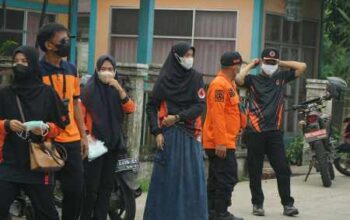 BPBD Kabupaten Inhil Bagikan 4.200 Masker kepada Masyarakat