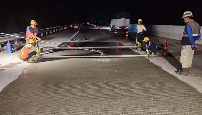 Pastikan Kenyamanan Pengguna Jalan, Hutama Karya Lakukan Pemeliharaan JTTS dan Bangun Akses Baru di Tol Terpeka