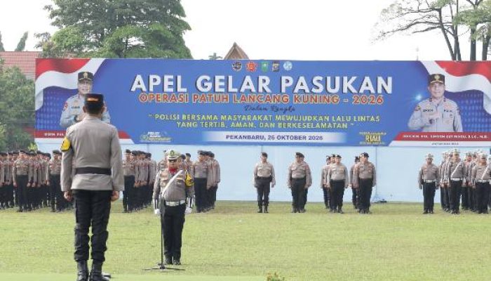 Operasi Patuh Lancang Kuning 2026 Dimulai, Polda Riau Kerahkan 971 Personel