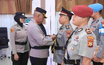 Kapolres Inhil Pimpin Sertijab Kasatresnarkoba, AKP Hendra Gunawan Resmi Jabat Posisi Baru