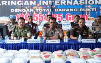 Polda Riau Musnahkan 100,55 Kg Narkotika, 467 Ribu Jiwa Diperkirakan Terselamatkan