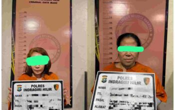 Dua Perempuan Diamankan Polres Inhil, Diduga Edarkan Sabu 0,64 Gram di Pekan Arba